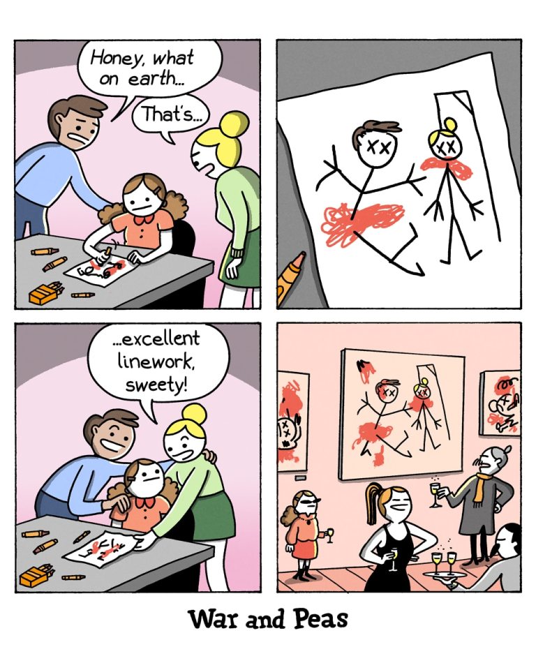 War and Peas (1) Linework